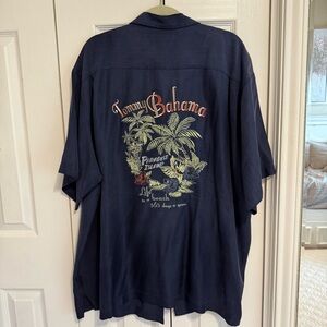 Tommy Bahama Embroidered Button
Down Shirt. XXXL